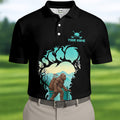 Not All Who Wander Are Lost Bigfoot Custom Golf Shirt, Polo Shirts For Men, Golfing Apparel