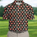 Playing Card Poker Golf Shirt, Fun Golf Shirts For Men, Polo Shirts For Men, Golfing Apparel