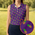 Pineapple Grenade Purple Golf Shirts, Cool Golf Gift, Ladies Golf Shirts, Golfing Apparel
