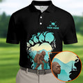 Not All Who Wander Are Lost Bigfoot Custom Golf Shirt, Polo Shirts For Men, Golfing Apparel