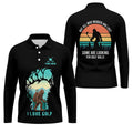 Not All Who Wander Are Lost Bigfoot Custom Golf Shirt, Polo Shirts For Men, Golfing Apparel