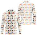 Whimsical Chicken Fun Golf Shirts For Men, Cute Golf Outfit, Polo Shirts For Men, Golfing Apparel