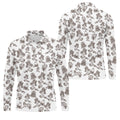 Adorable Sea Otter Tropical Golf Shirts, Cute Golf Outfit, Polo Shirts For Men, Golf Gift For Men