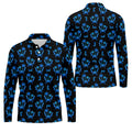 The Blue Crab Tropical Golf Shirts, Black Golf Shirt, Golf Gift For Men, Golf Shirts For Men