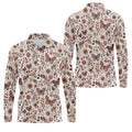 Spring Butterfly Golf Tops For Men, Retro Golf Shirt, Polo Shirts For Men, Golfing Apparel