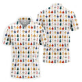 Whimsical Chicken Fun Golf Shirts For Men, Cute Golf Outfit, Polo Shirts For Men, Golfing Apparel