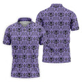 Hitchhiking Ghosts Men's Golf Polo Shirt, Halloween Golf Shirt, Mens Golf Gift