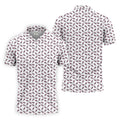 Middle Finger Breast Cancer Golf Shirt, Men Golf Polo, Golf Gift Ideas For Him, Mens Golf Polo Shirts