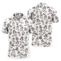 Adorable Sea Otter Tropical Golf Shirts, Cute Golf Outfit, Polo Shirts For Men, Golf Gift For Men