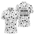 I'm Not Swearing I'm Using My Golf Words Funny Golf Shirt, Couple Golf Shirt, Matching Golf Shirt