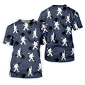 Funny Navy Bigfoot Golf Shirt, Golf Shirt For Women, Ladies Sleeveless Polo, Ladies Golf Shirts