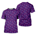 Pineapple Grenade Purple Women Golf Top, Cool Golf Gift, Ladies Golf Shirts, Golfing Apparel