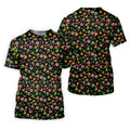 Dope Alien Pizza Leaves Golf Shirt, Fun Golf Shirts For Men, Polo Shirts For Men, Golfing Apparel