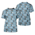 Bigfoot Silhouette Pattern Fun Golf Shirts For Men, Unique Gift For Golfer, Men's Golf Polo