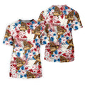Bigfoot Hawaiian Shirts, Funny Hotdog Women Golf Top, Ladies Golf Shirts, Golfing Apparel