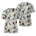 Funny Sasquatch Tropical Golf Shirts, Funny Golf Shirts Women, Ladies Golf Shirts, Golfing Apparel