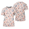 Boho Buffalo Skull Seamless Pattern Golf Tops For Men, Hawaiian Golf Shirts, Polo For Men