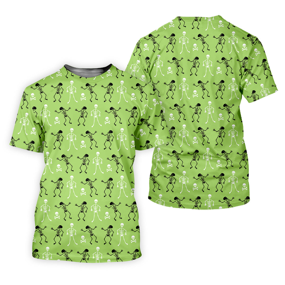 Funny Skeleton Shirt, Halloween Polo Shirts, Short Sleeve Button Down, Green Golf Polo, Polo For Men