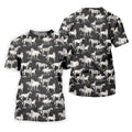 Wild Horse Seamless Pattern Golf Tops For Men, Hawaiian Golf Shirts, Polo For Men