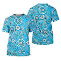Blue Paisley Seamless Pattern Women Golf Top, Golf Shirt For Women, Ladies Golf Polos