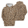 Brown Leopard Golf Tops For Men, Golf Gift For Men, Golf Shirts For Men, Golfing Apparel