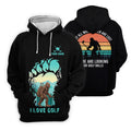 Not All Who Wander Are Lost Bigfoot Custom Golf Shirt, Polo Shirts For Men, Golfing Apparel