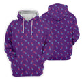 Pineapple Grenade Purple Women Golf Top, Cool Golf Gift, Ladies Golf Shirts, Golfing Apparel
