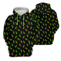 Pineapple Grenade Black And Yellow Golf Tops For Men, Men Polo, Golf Gift For Men, Golfing Apparel