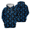 The Blue Crab Tropical Golf Shirts, Black Golf Shirt, Golf Gift For Men, Golf Shirts For Men