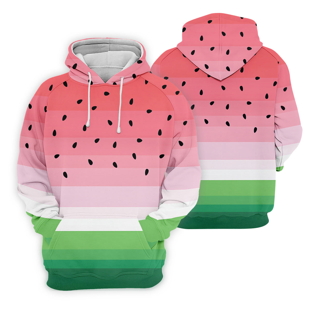 Watermelon Summer Mens Golf Polo Shirts, Pink Golf Shirt, Unique Gift For Golfer, Golfing Apparel