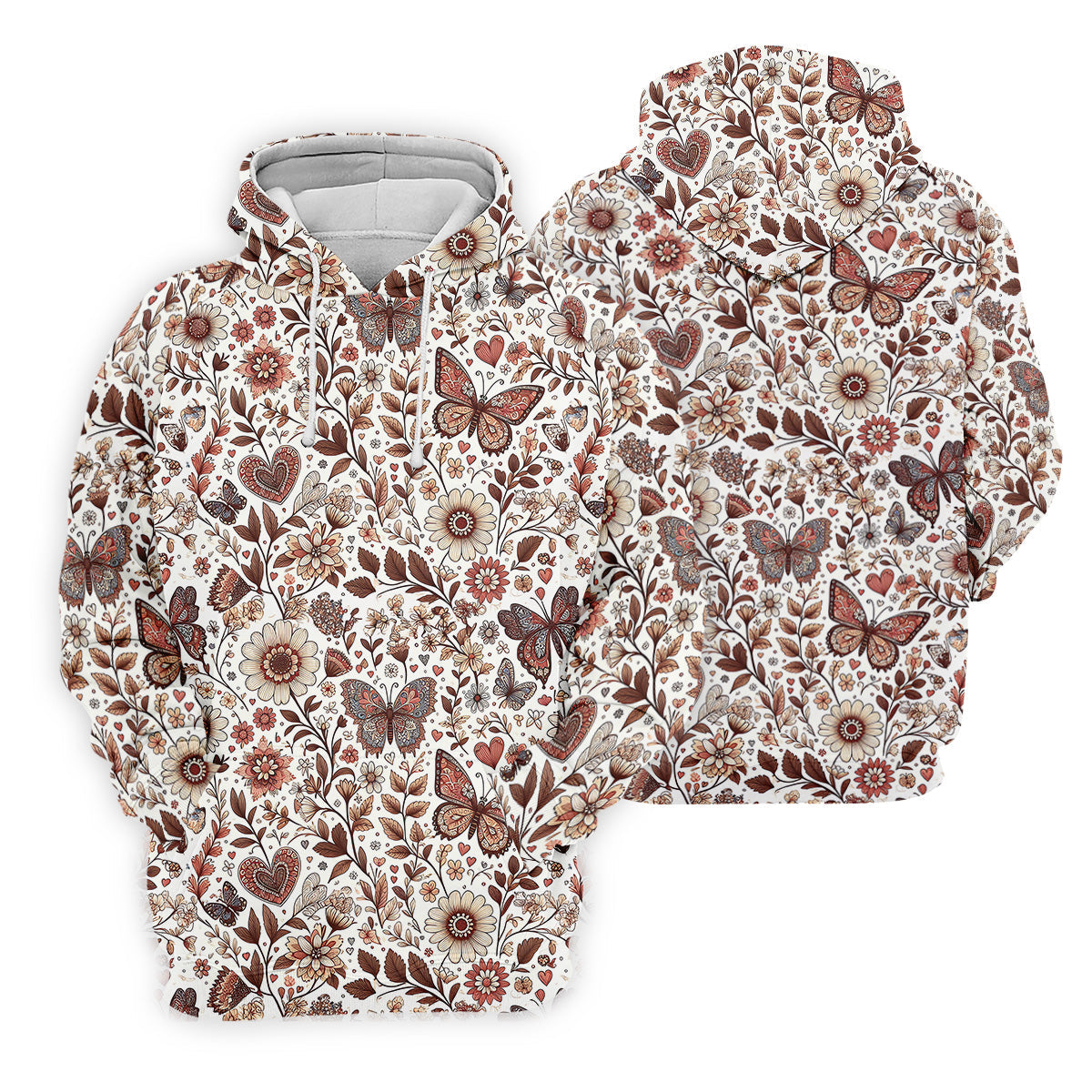 Spring Butterfly Golf Tops For Men, Retro Golf Shirt, Polo Shirts For Men, Golfing Apparel