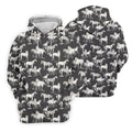 Wild Horse Seamless Pattern Golf Tops For Men, Hawaiian Golf Shirts, Polo For Men