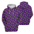 Pineapple Grenade Purple Golf Shirts, Cool Golf Gift, Ladies Golf Shirts, Golfing Apparel
