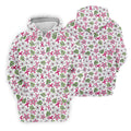 Breast Cancer Awareness Ribbon Flower Men Shirt, Cancer Awareness Shirt, Polo Shirts For Men