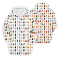 Whimsical Chicken Fun Golf Shirts For Men, Cute Golf Outfit, Polo Shirts For Men, Golfing Apparel