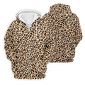 Brown Leopard Golf Tops For Men, Golf Gift For Men, Golf Shirts For Men, Golfing Apparel