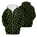 Pineapple Grenade Black And Yellow Golf Tops For Men, Men Polo, Golf Gift For Men, Golfing Apparel
