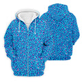 Blue Leopard Golf Tops For Men, Men Polo, Golf Gift For Men, Golfing Apparel