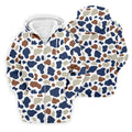 Cow Print Pattern Golf Polo Shirt, Fun Golf Shirts For Men, Polo Shirts For Men, Golfing Apparel