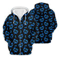 The Blue Crab Tropical Golf Shirts, Black Golf Shirt, Golf Gift For Men, Golf Shirts For Men