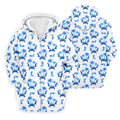 The Blue Crab Tropical Golf Shirts, Golf Gift For Men, Golf Shirts For Men, Golfing Apparel