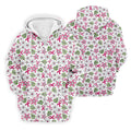 Breast Cancer Awareness Ribbon Flower Men Shirt, Cancer Awareness Shirt, Polo Shirts For Men