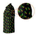 Pineapple Grenade Black And Yellow Golf Tops For Men, Men Polo, Golf Gift For Men, Golfing Apparel