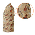 Wild Horse Seamless Pattern Golf Tops For Men, Hawaiian Golf Shirts, Long Sleeve Polo