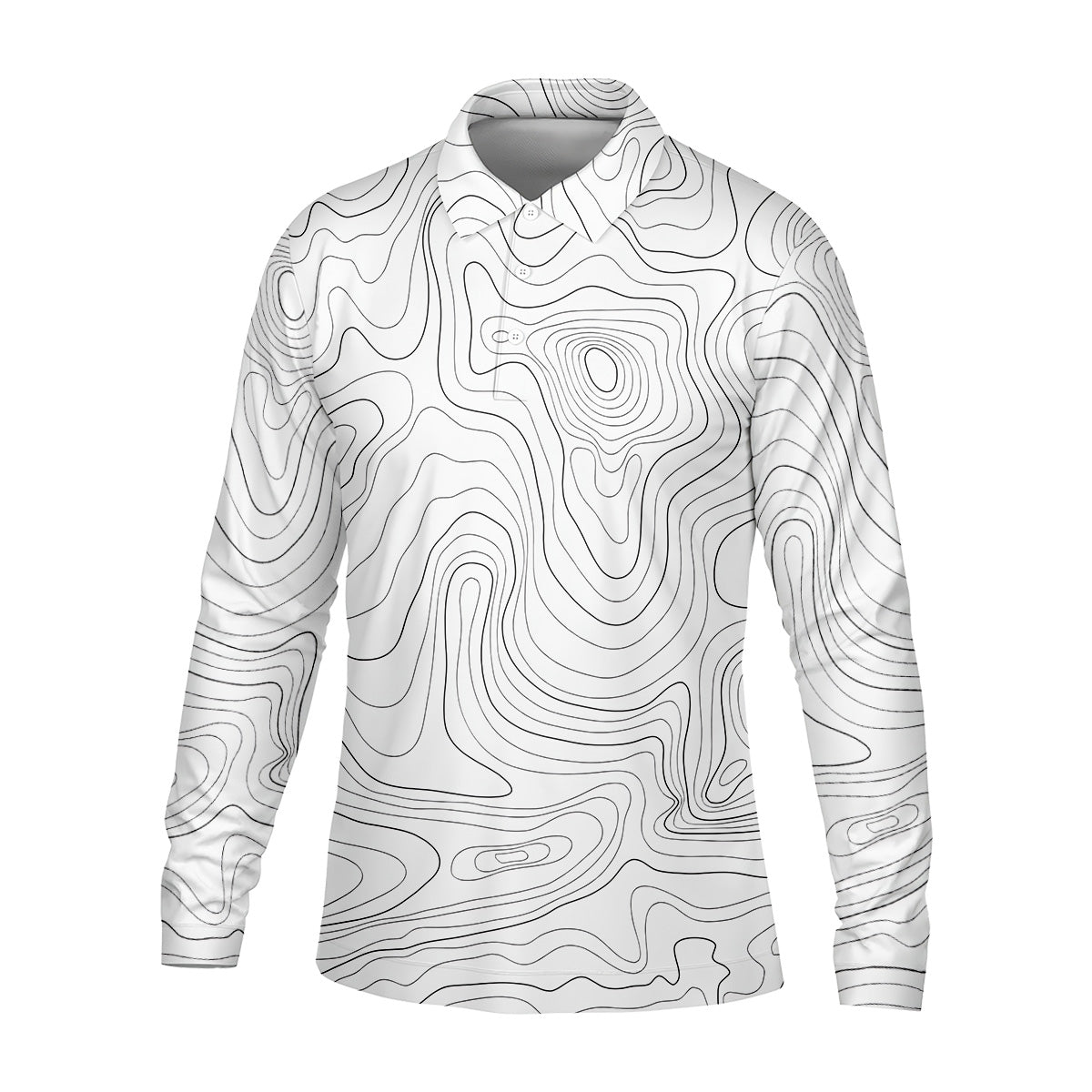 White Topo Mens Golf Polo Shirts, Mens White Polo, Golf Gift For Men, Golfing Apparel