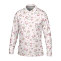 Silly Goose Seamless Pattern Pink Golf Shirt, Cute Golf Outfit, Golf Gift For Men, Golfing Apparel