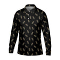 Pineapple Grenade Black Grey Golf Tops For Men, Men Polo, Golf Gift For Men, Golfing Apparel