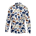 Cow Print Pattern Golf Polo Shirt, Fun Golf Shirts For Men, Polo Shirts For Men, Golfing Apparel