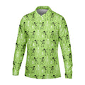 Funny Skeleton Shirt, Halloween Polo Shirts, Short Sleeve Button Down, Green Golf Polo, Polo For Men