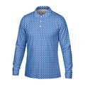 Dirty Finger Blue And Pink Fun Golf Shirts For Men, Cool Golf Gift, Golfing Apparel, Polo For Men